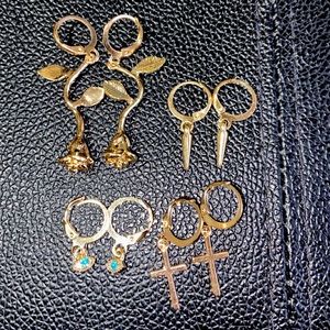 Variety dangle earrings